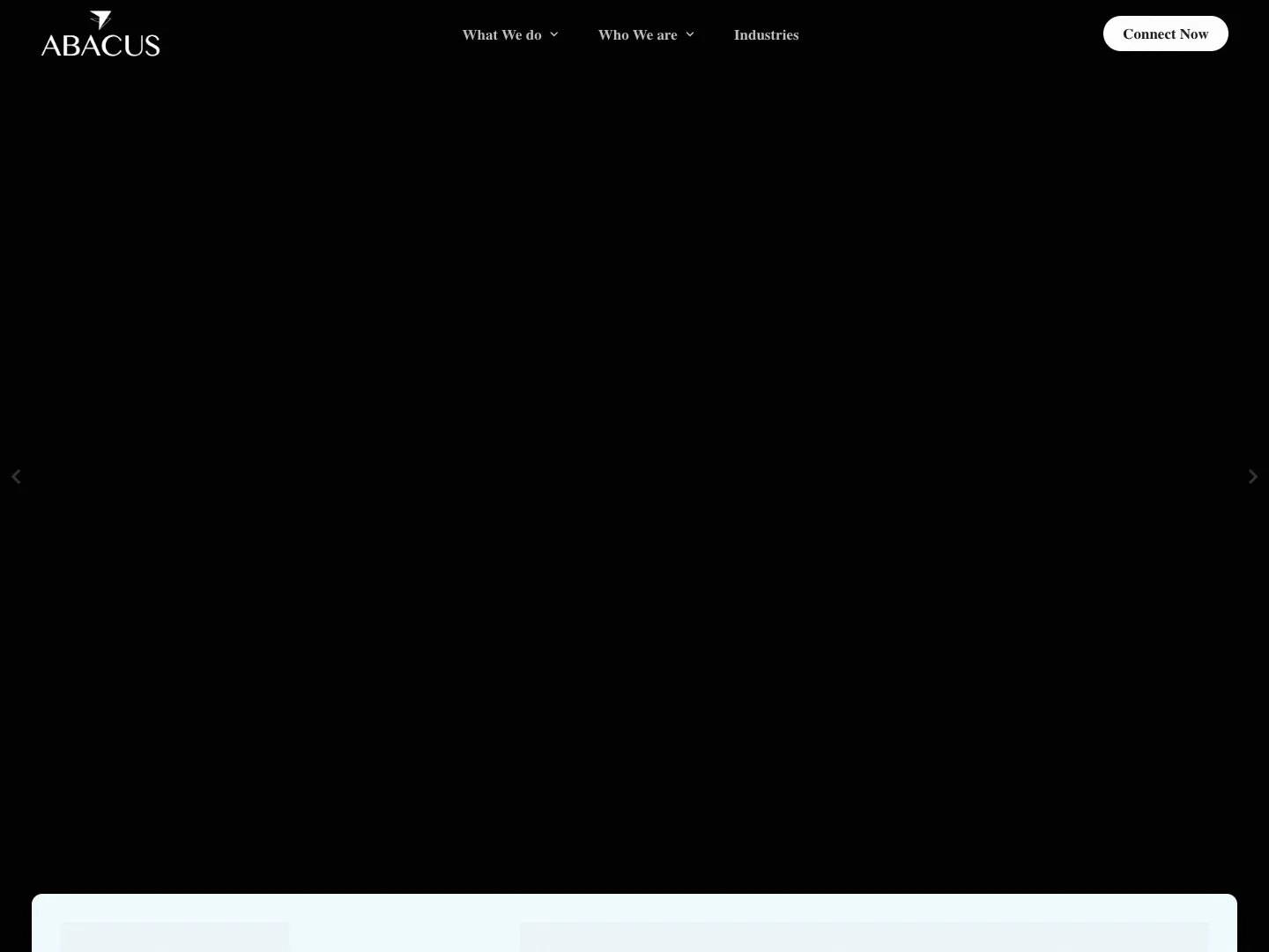 Abacus Consulting website
