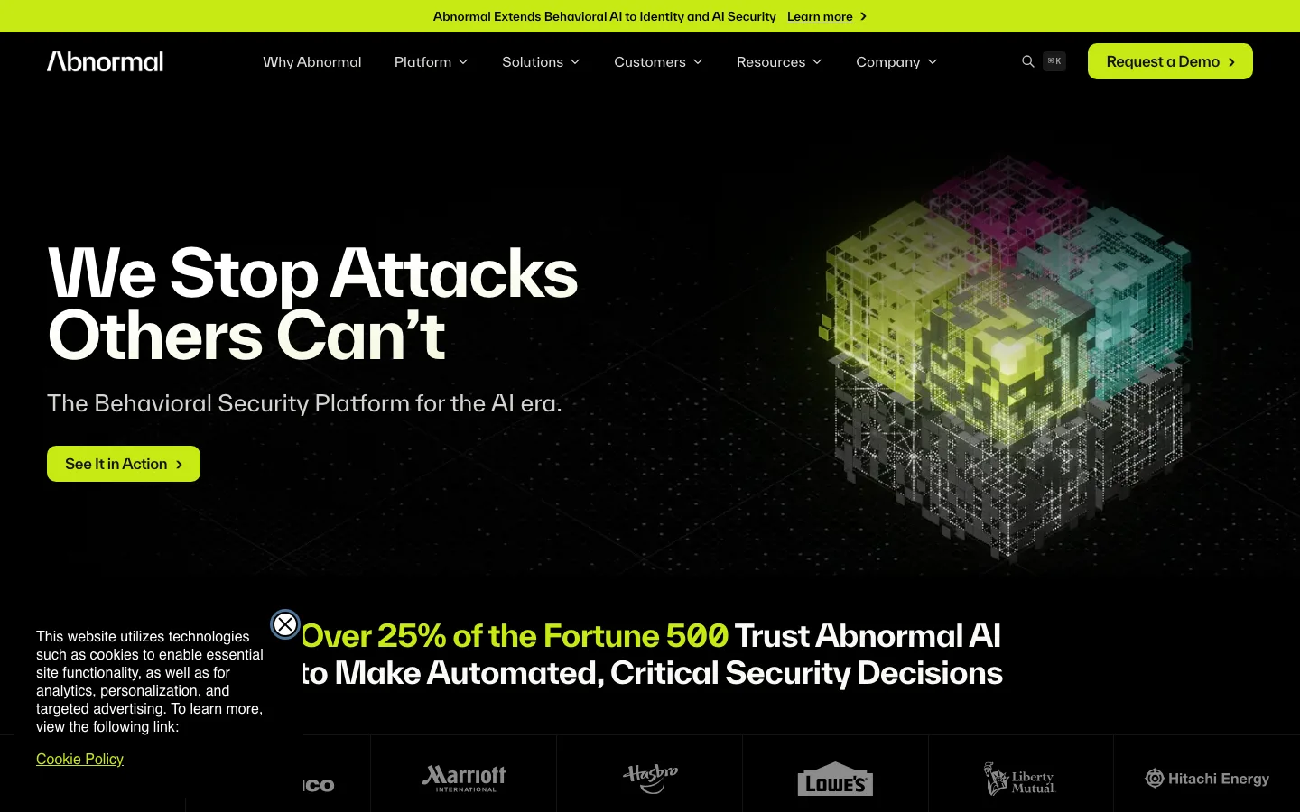 Abnormal Security website
