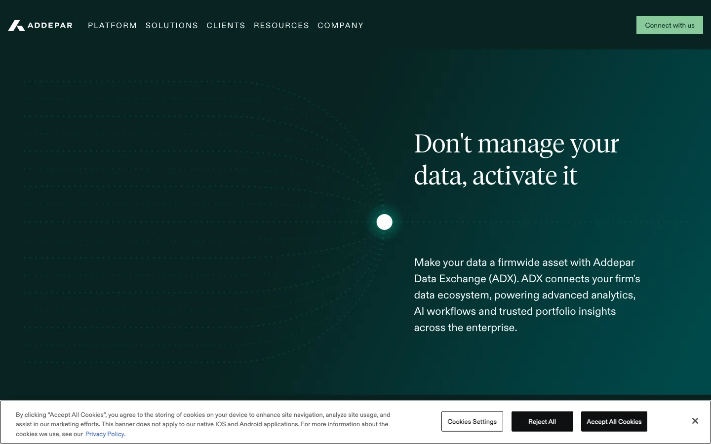 Addepar website