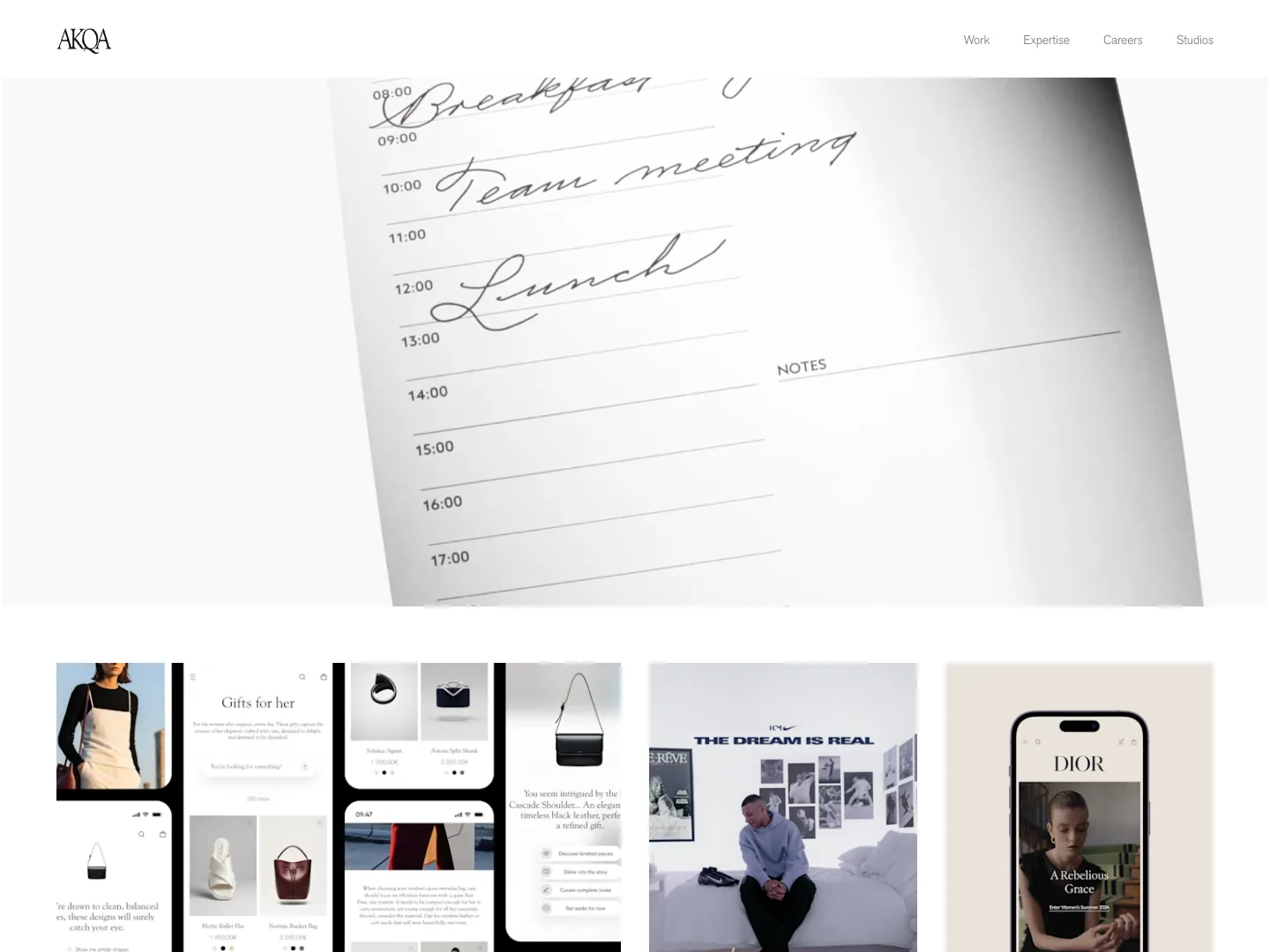 Akqa website