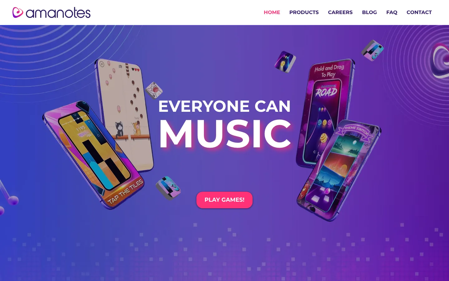 Amanotes website