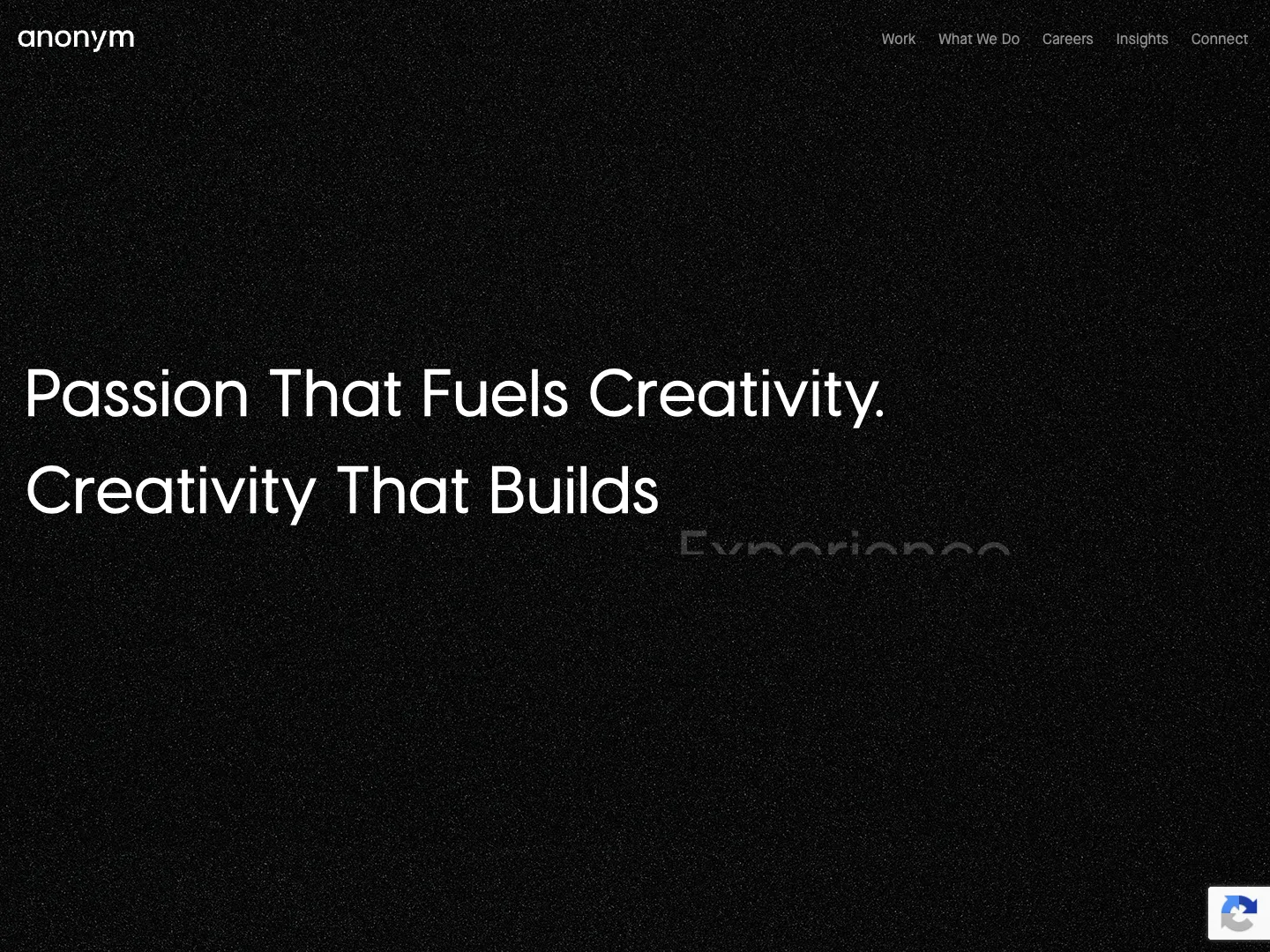 Anonym Agency website