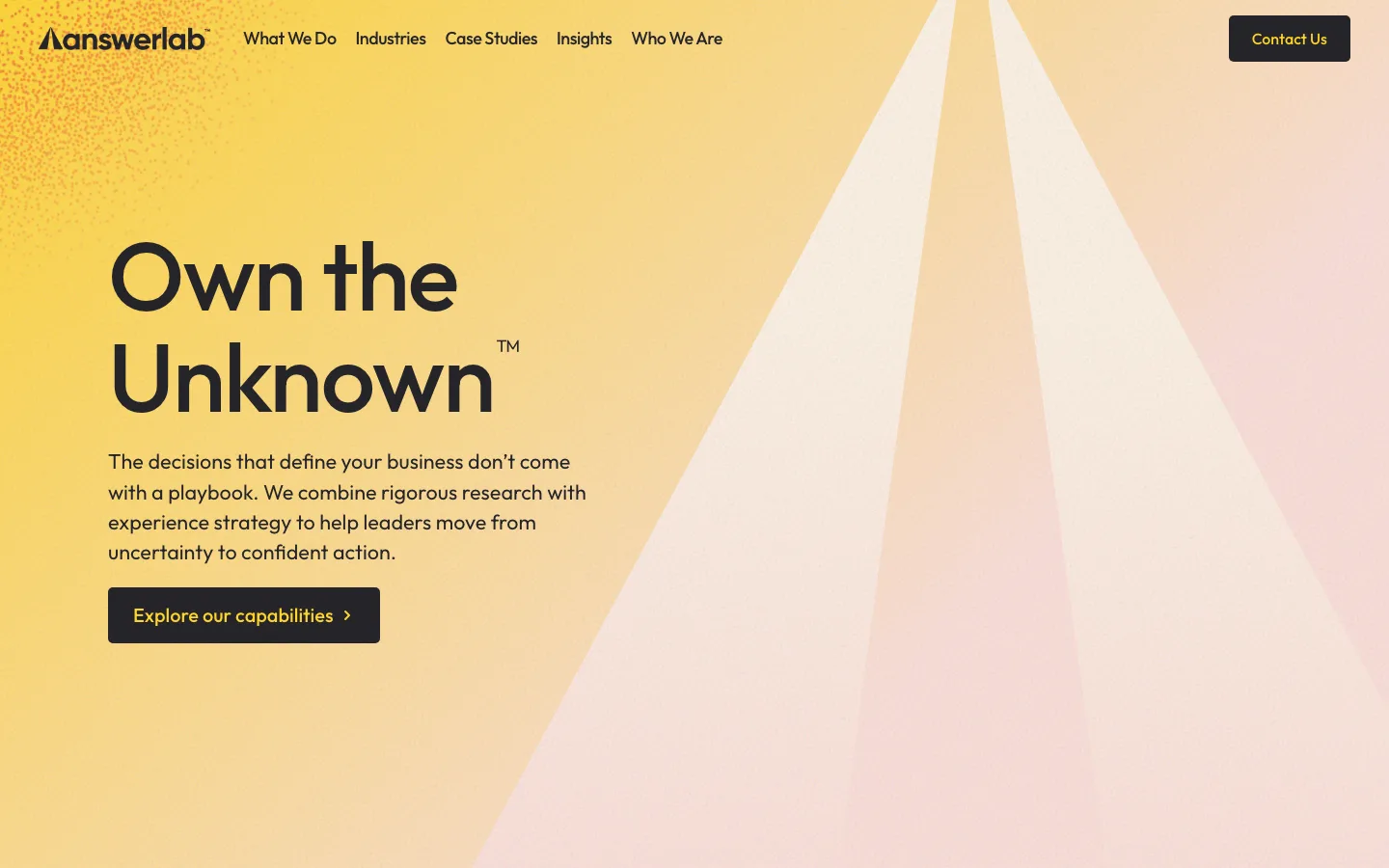 AnswerLab website