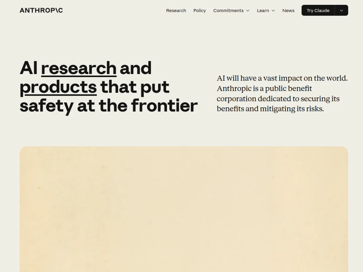 Anthropic website