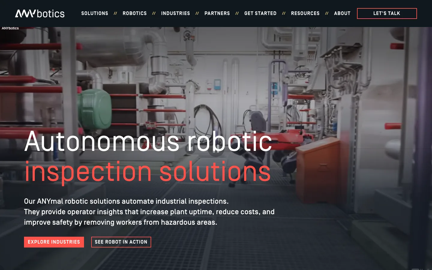 Anybotics website