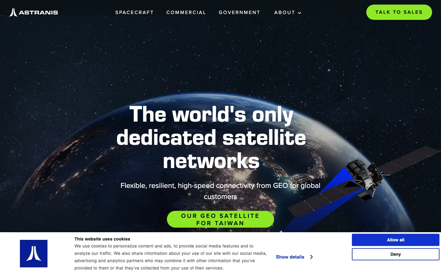 Astranis website