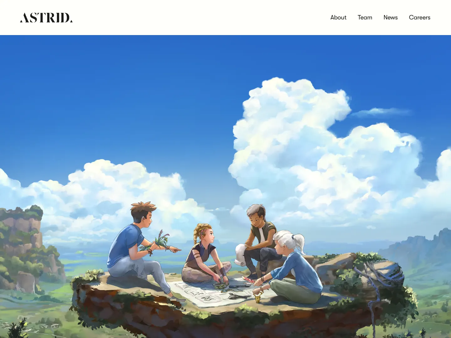 Astrid Entertainment website