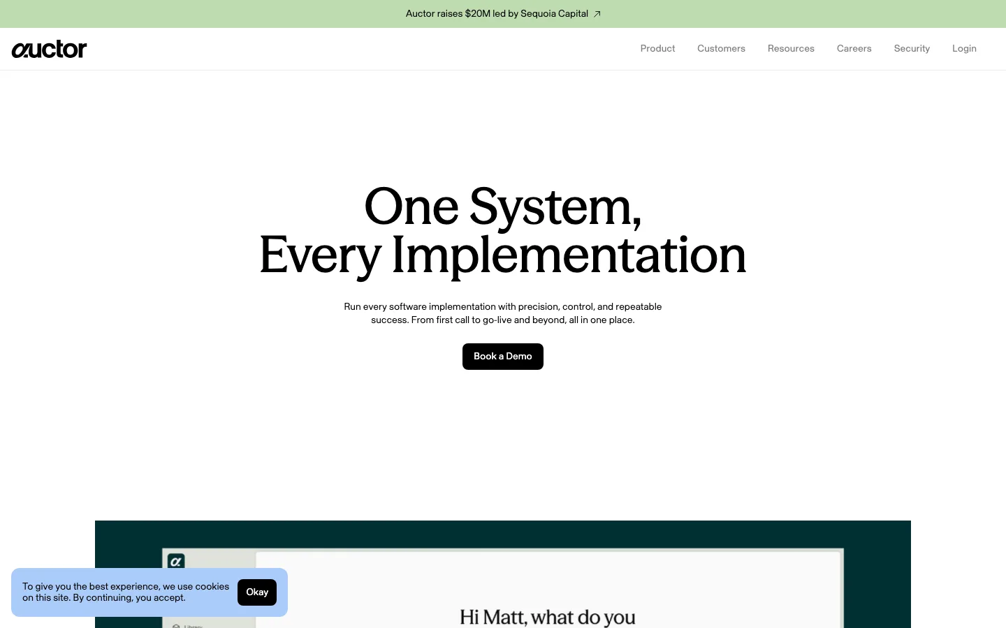 Auctor website