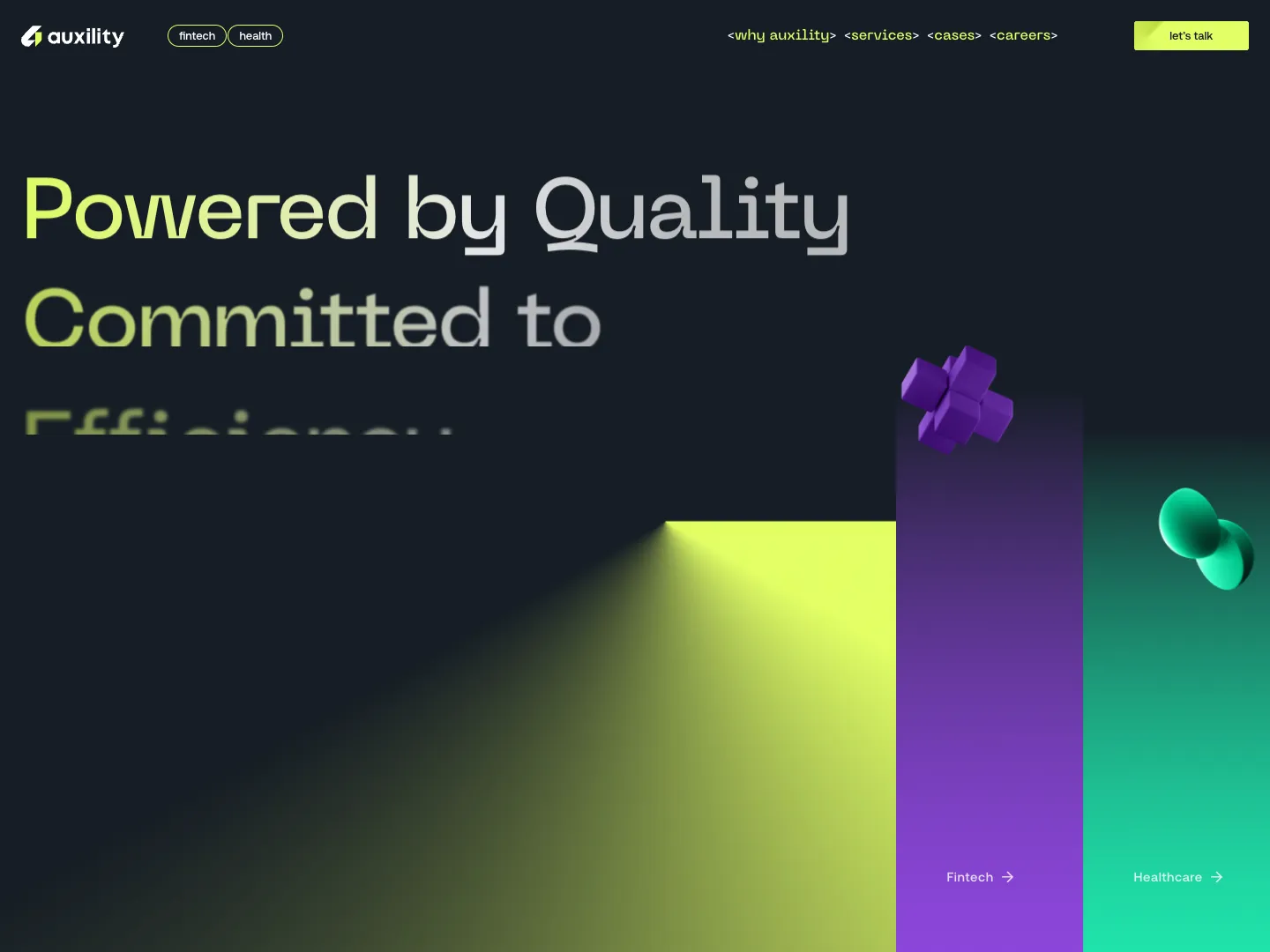 Auxility website