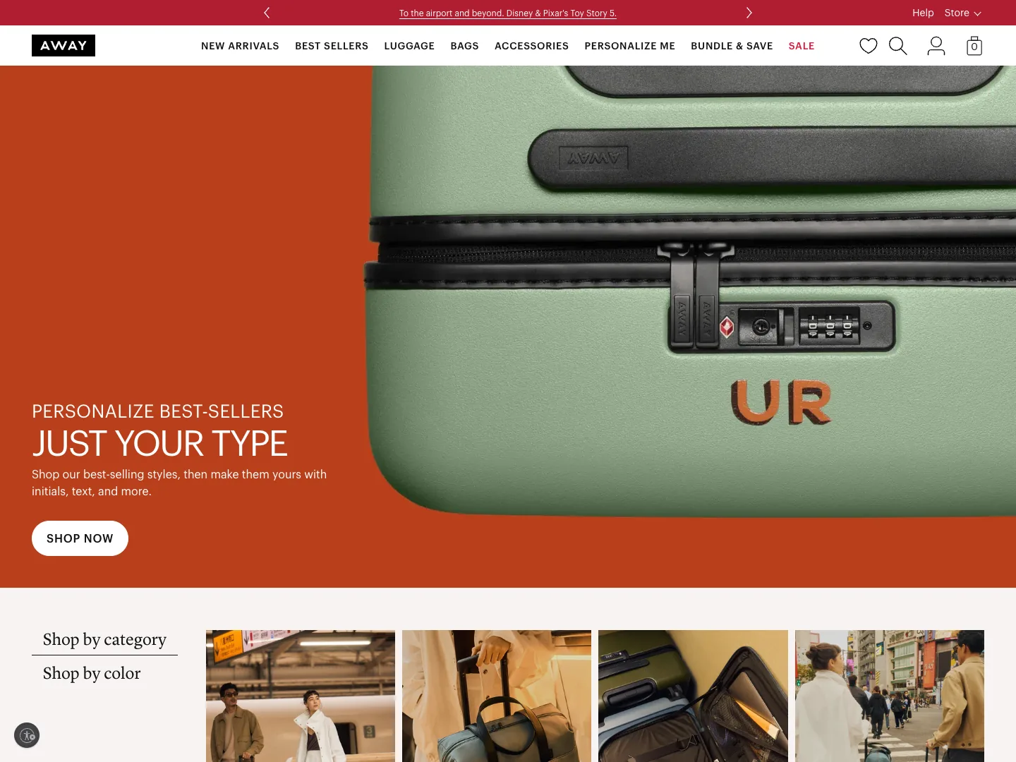 Away website