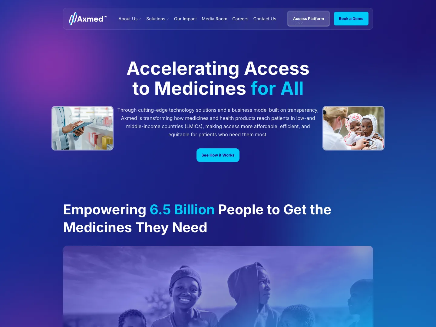 Axmed website