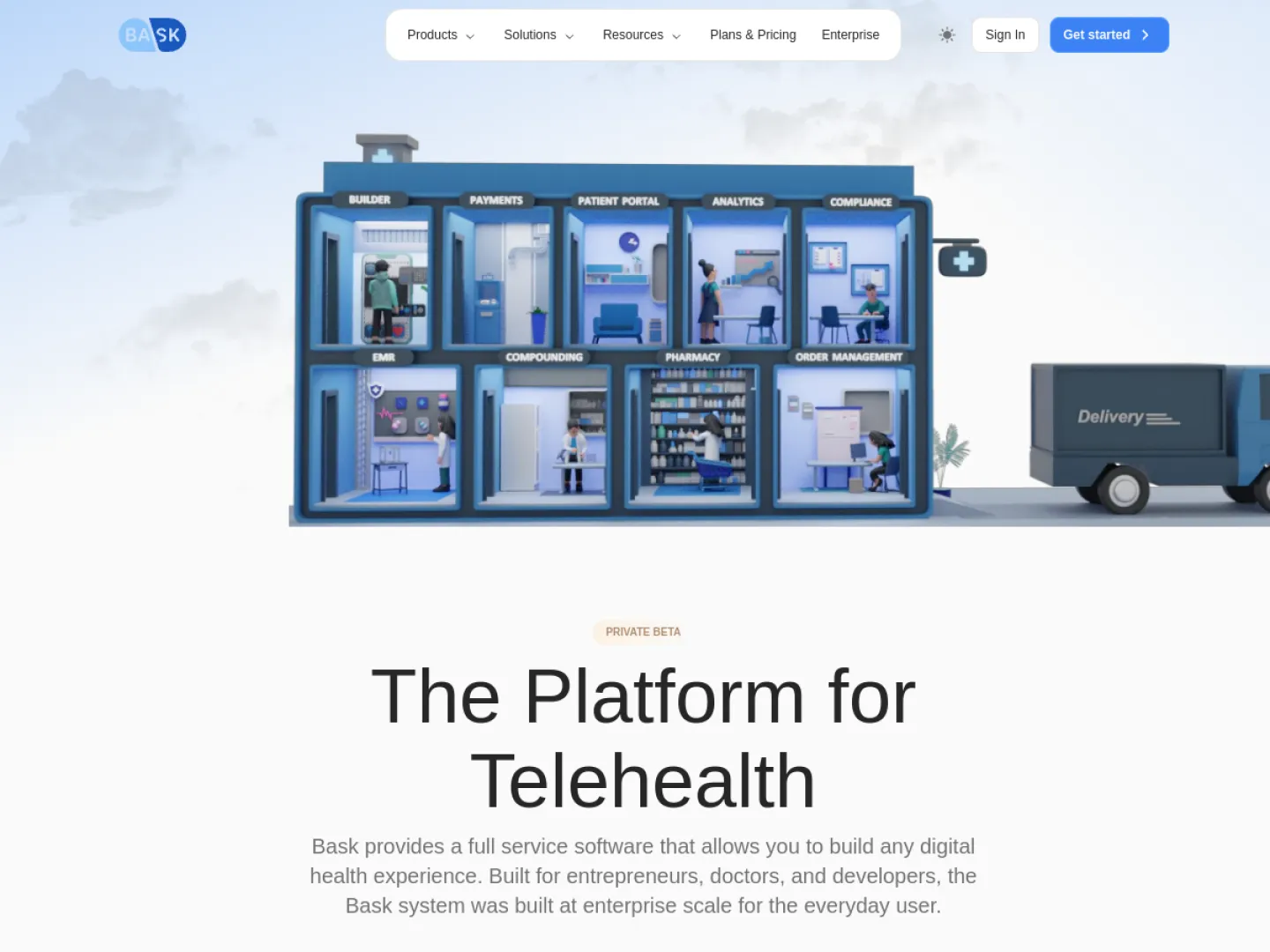 Bask Health website