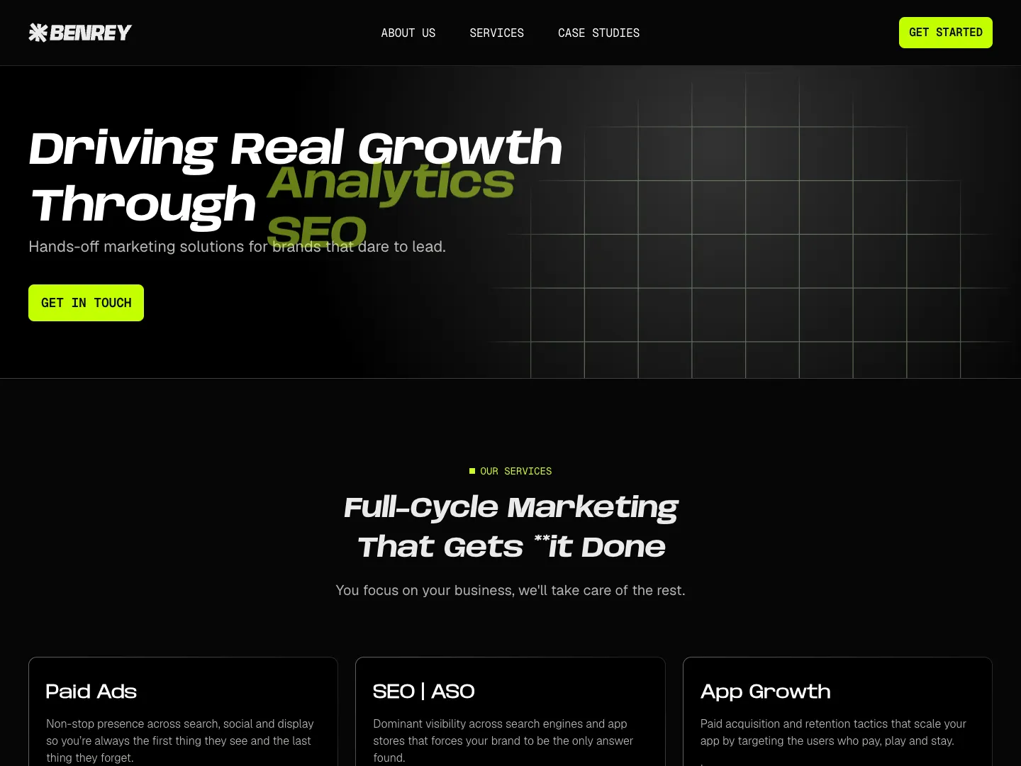 Benrey website