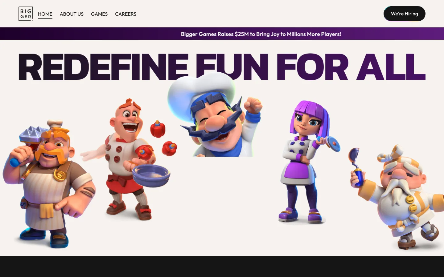 Biggergames website
