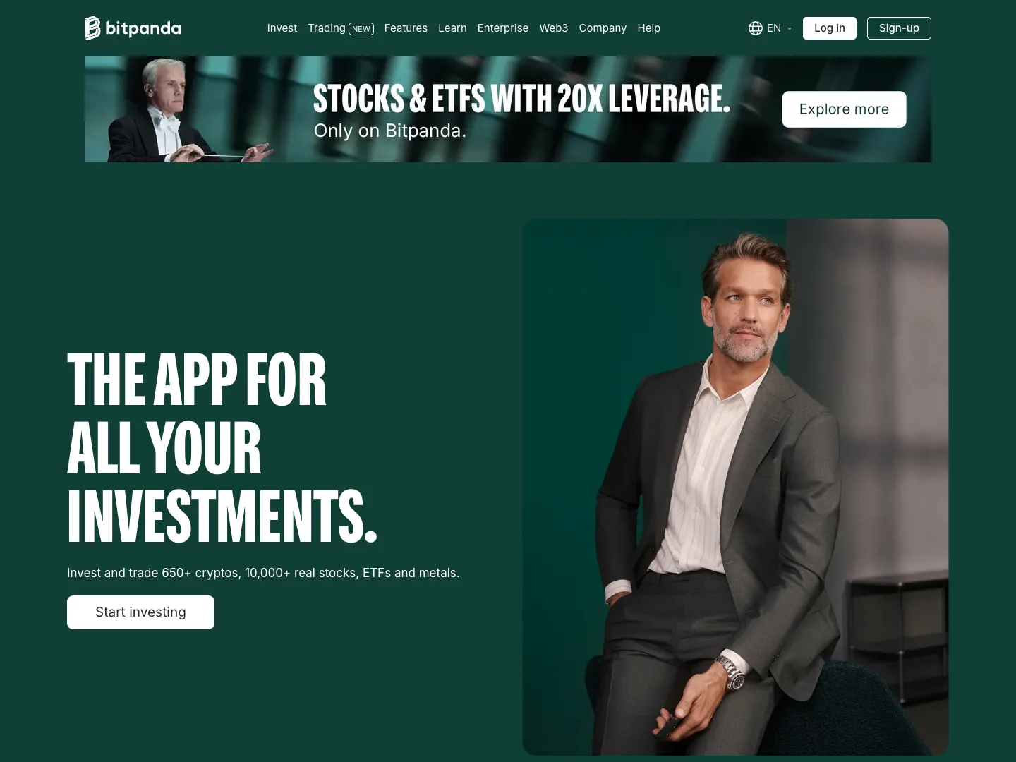 Bitpanda website
