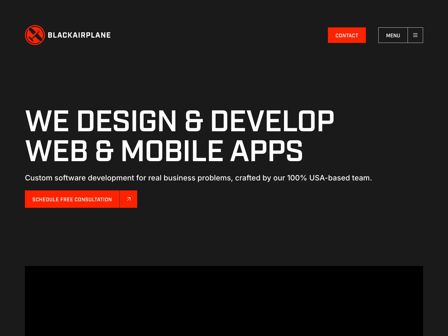 Black Airplane website
