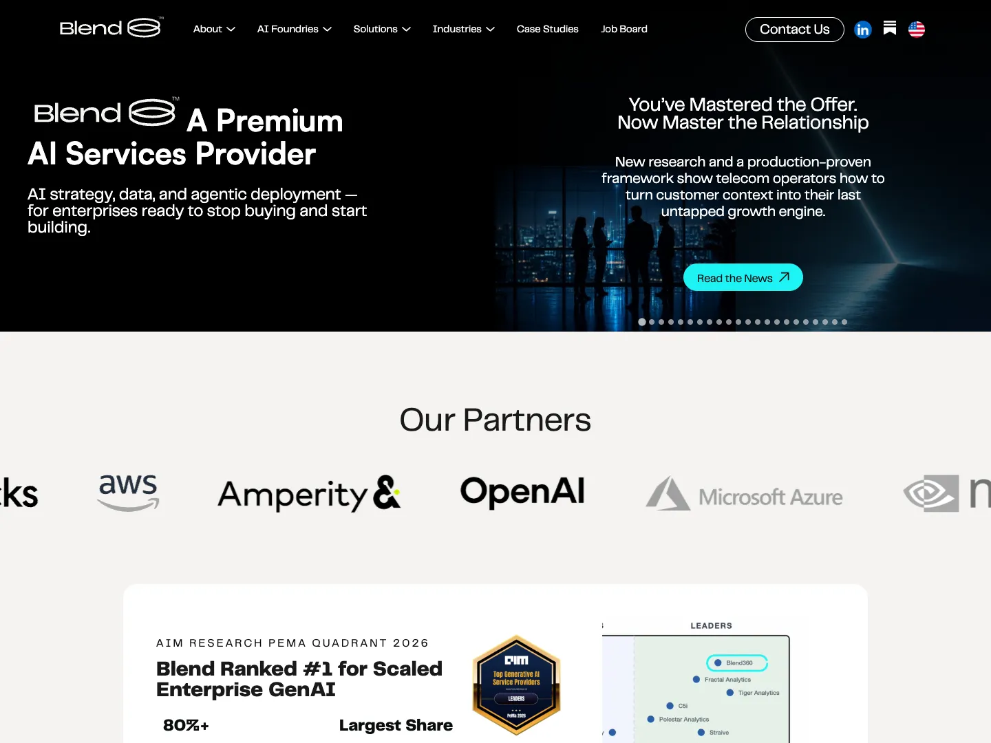 Blend360 website