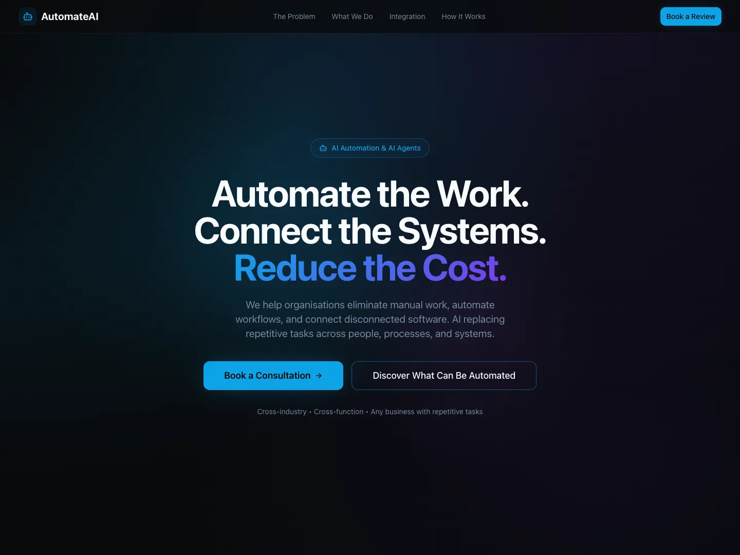 Bluestorm Recruitment by Dazzle website