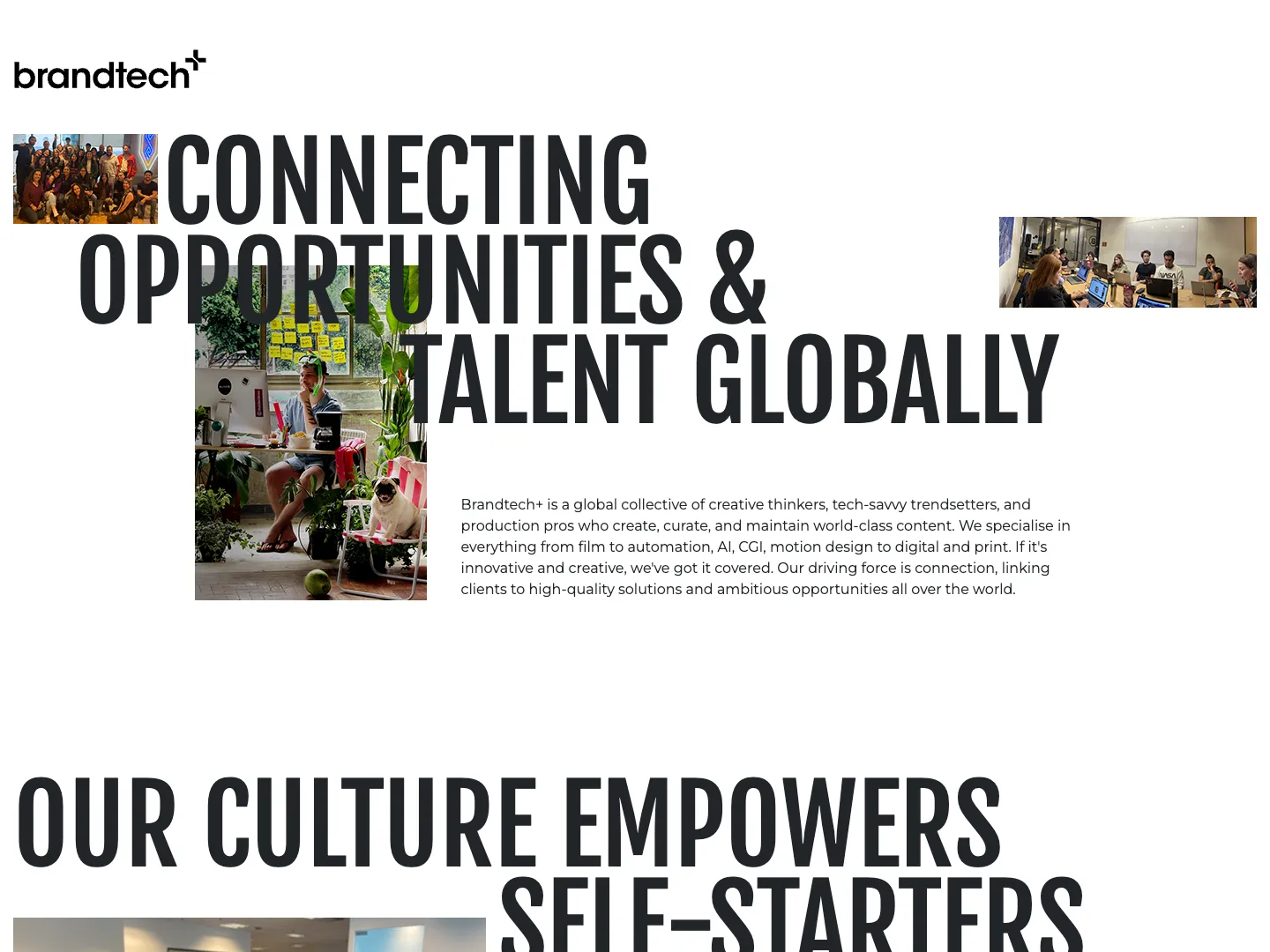 Brandtech+ website