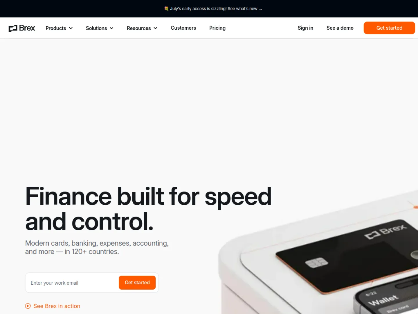 Brex website
