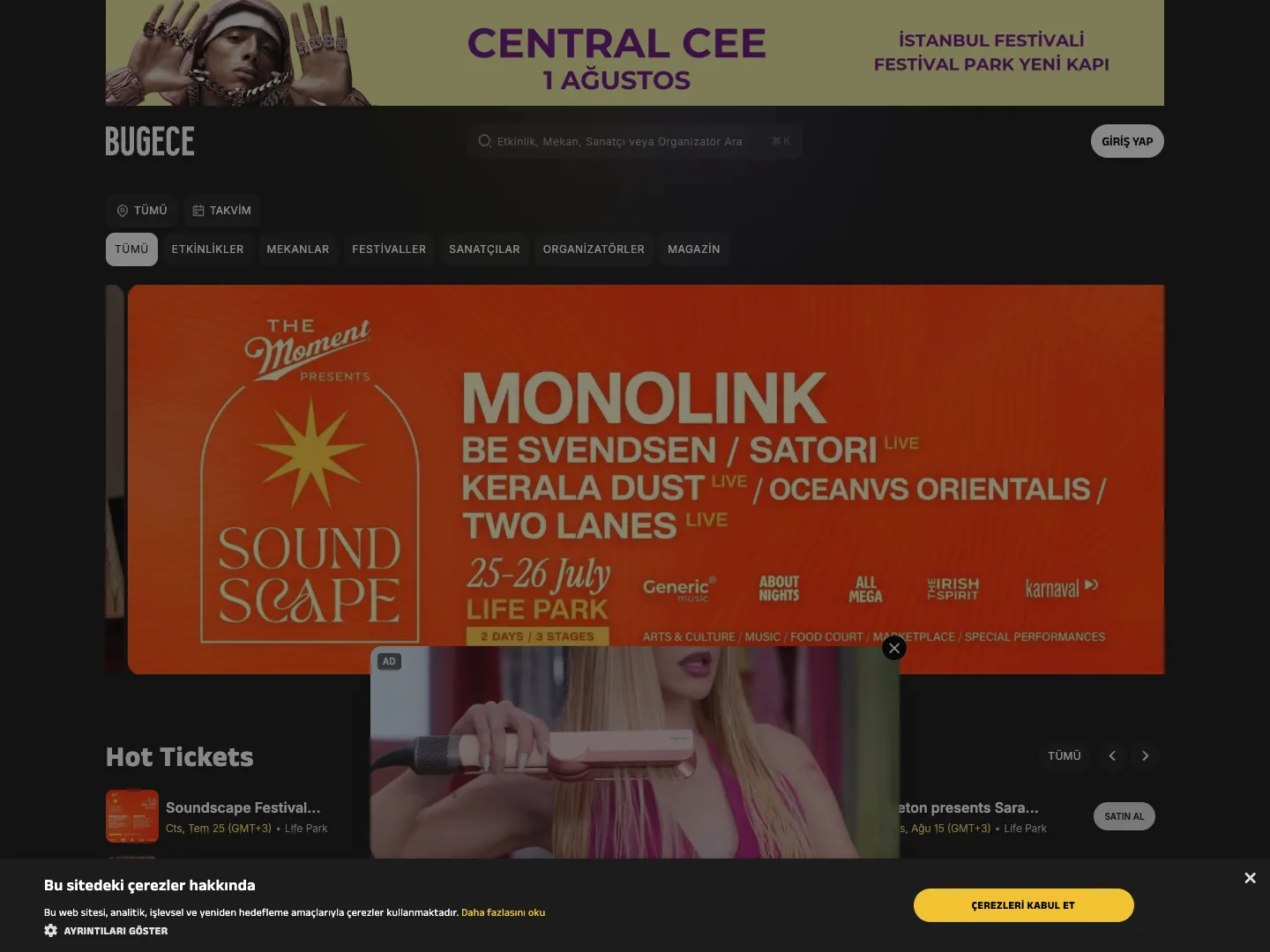 Bugece website