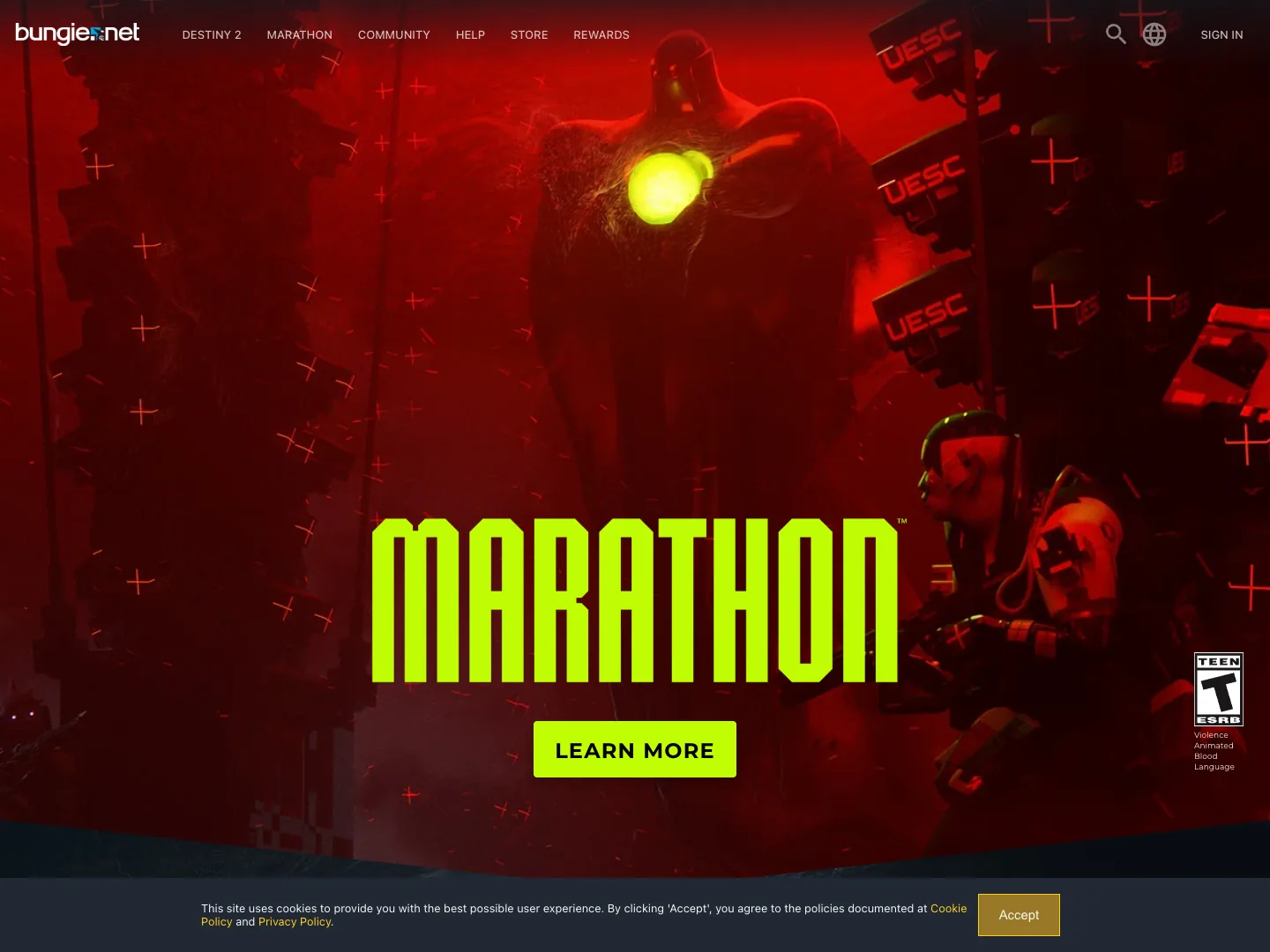 Bungie website
