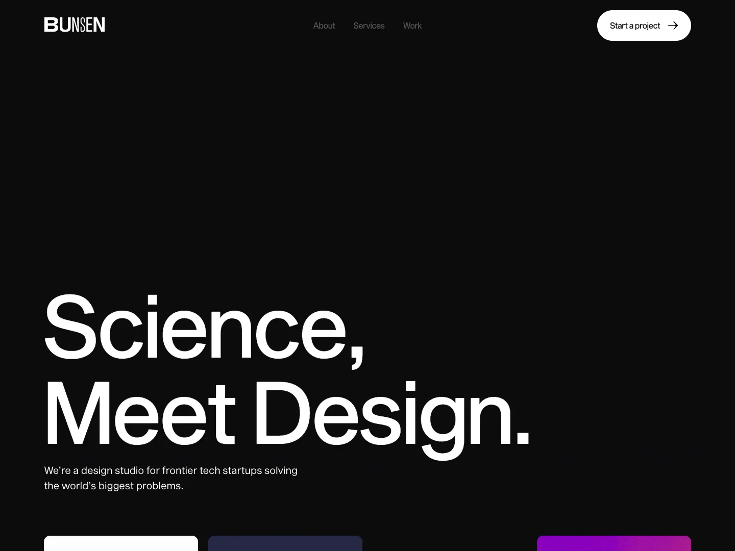Bunsen website