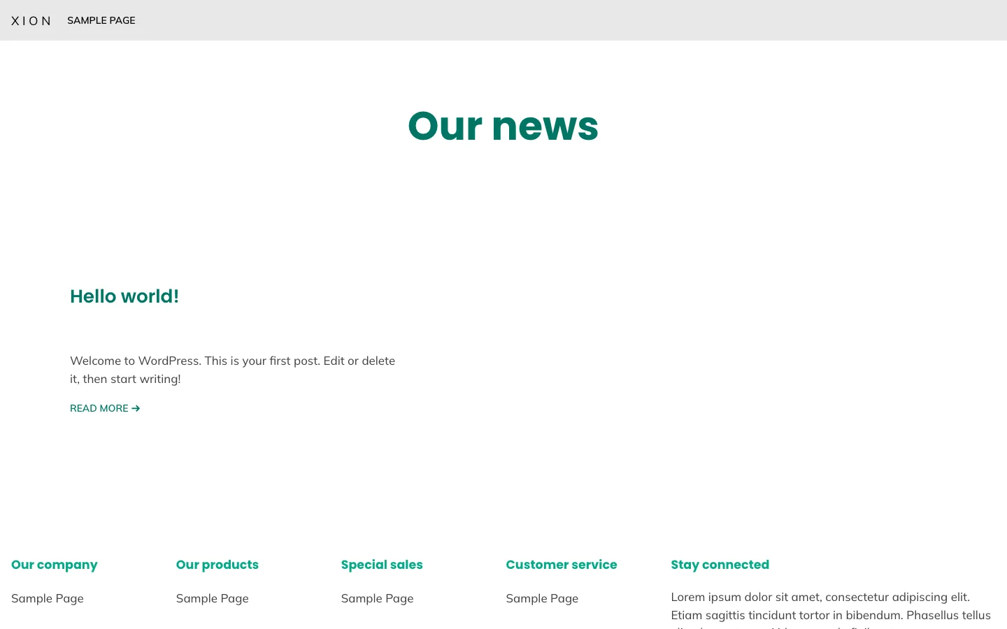XION website