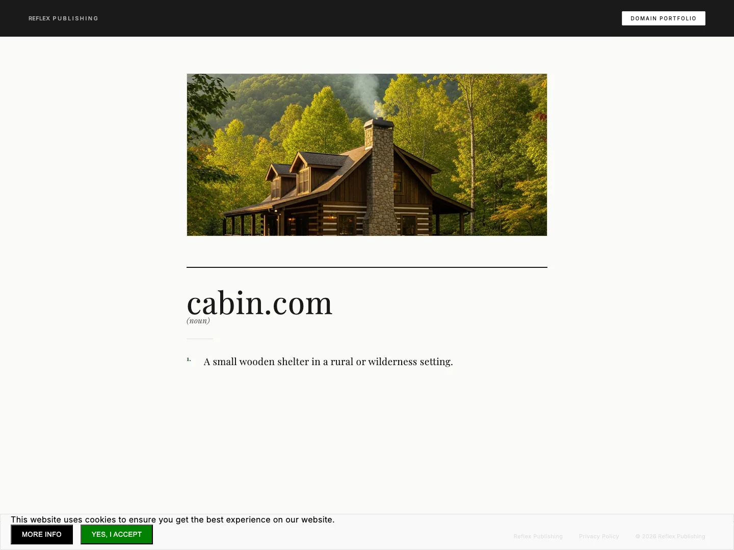 Cabin website