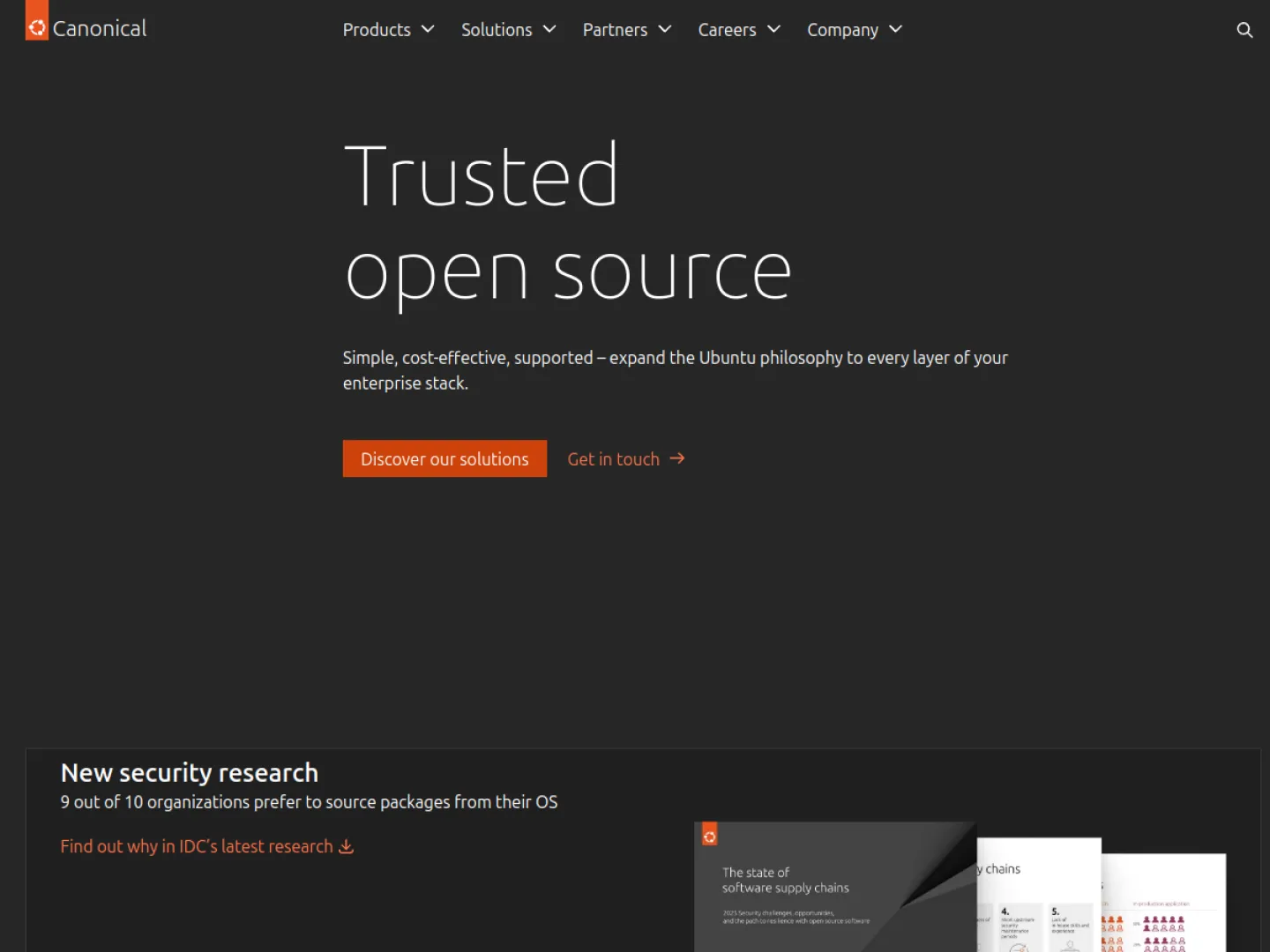 Canonical website