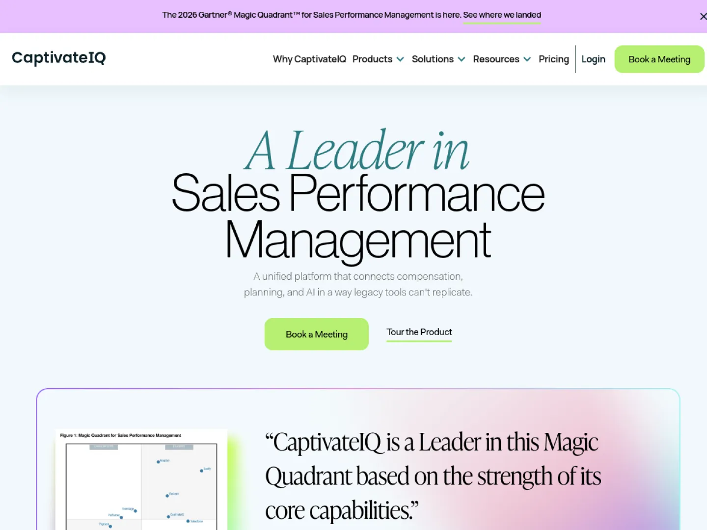 CaptivateIQ website
