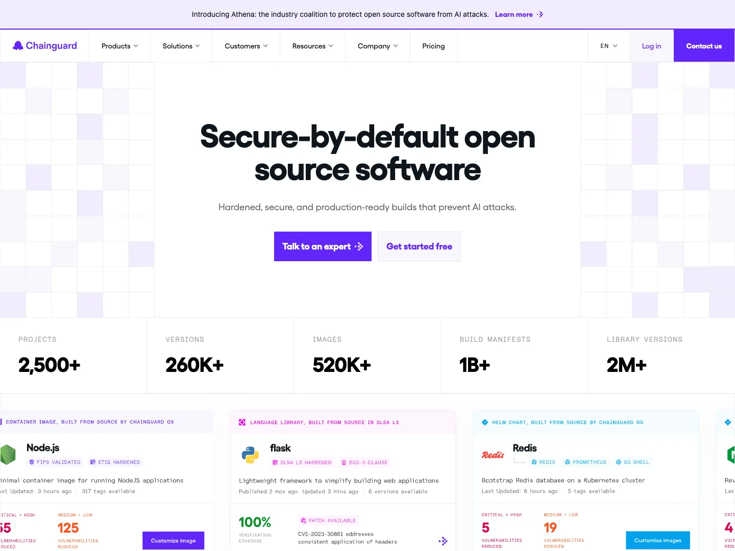 Chainguard website