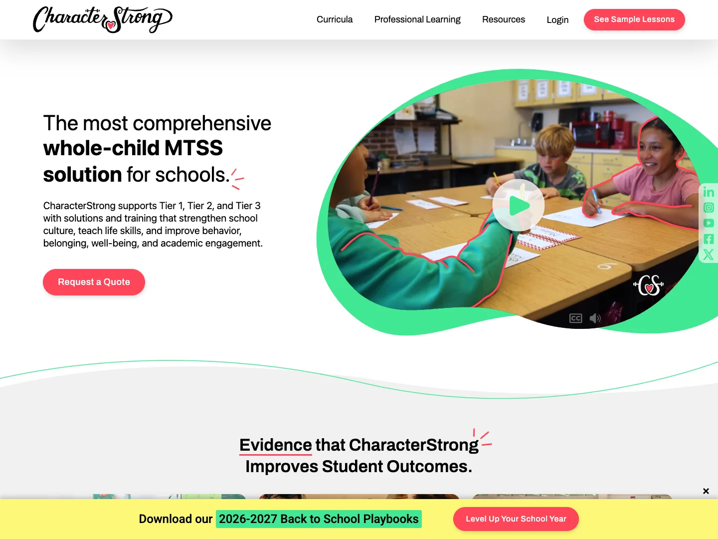 CharacterStrong website