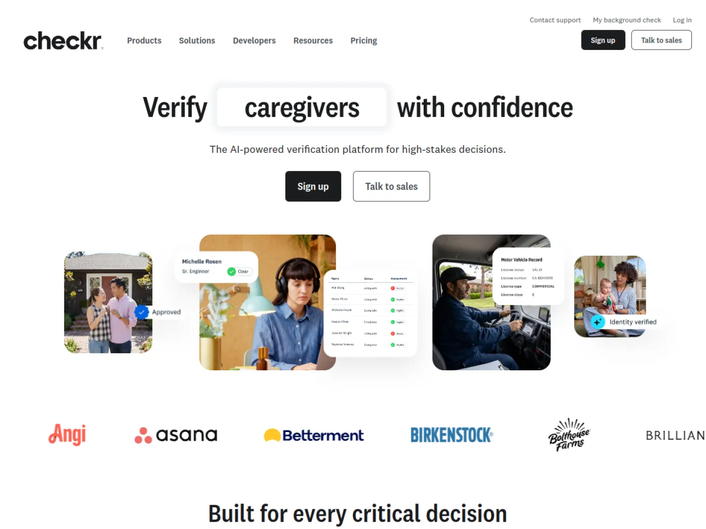 Checkr website