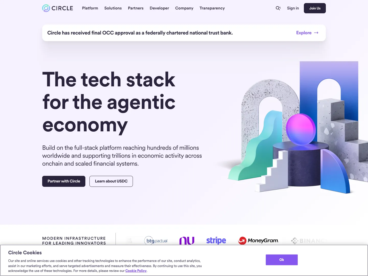 Circle website