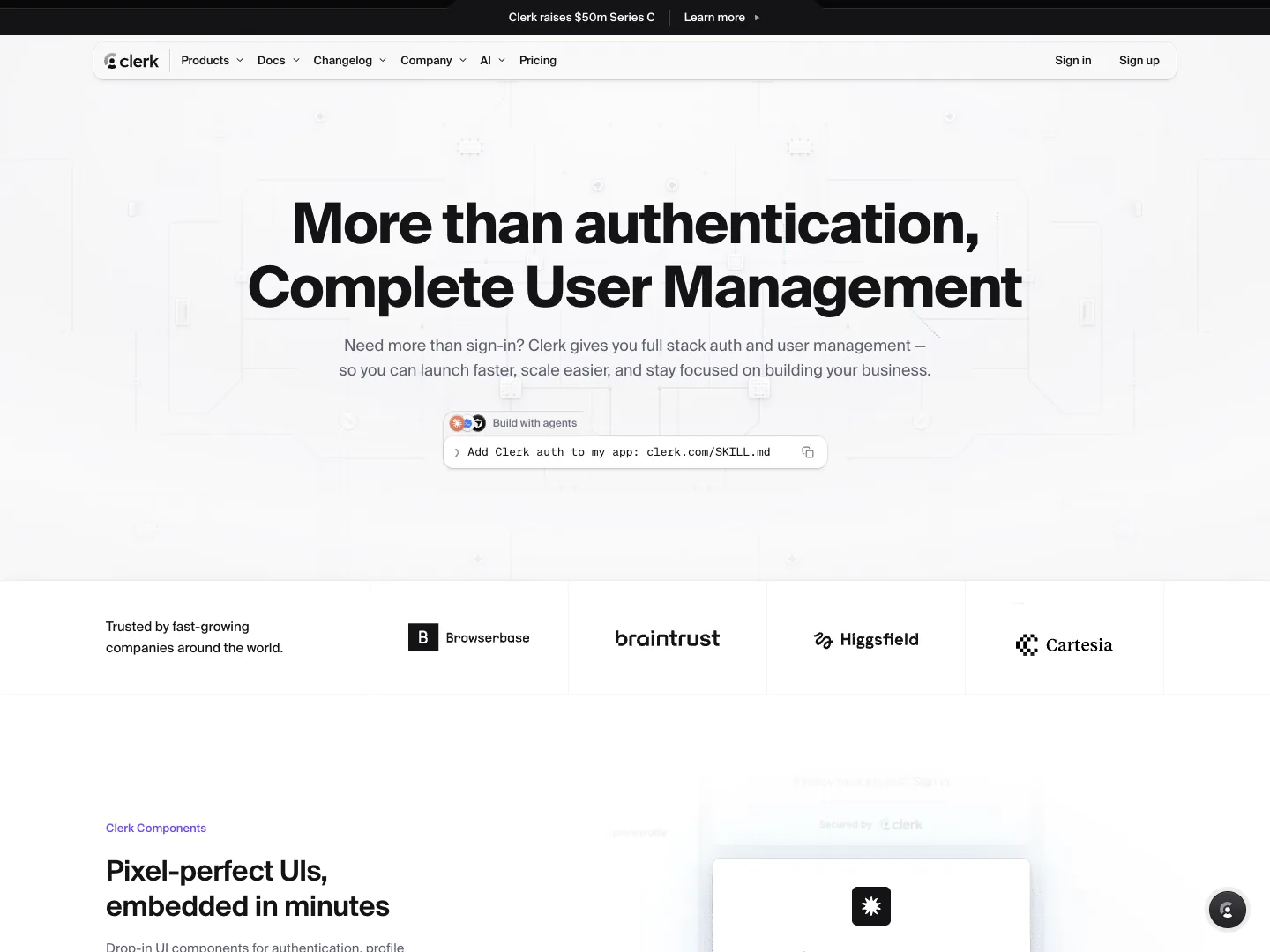 Clerk website