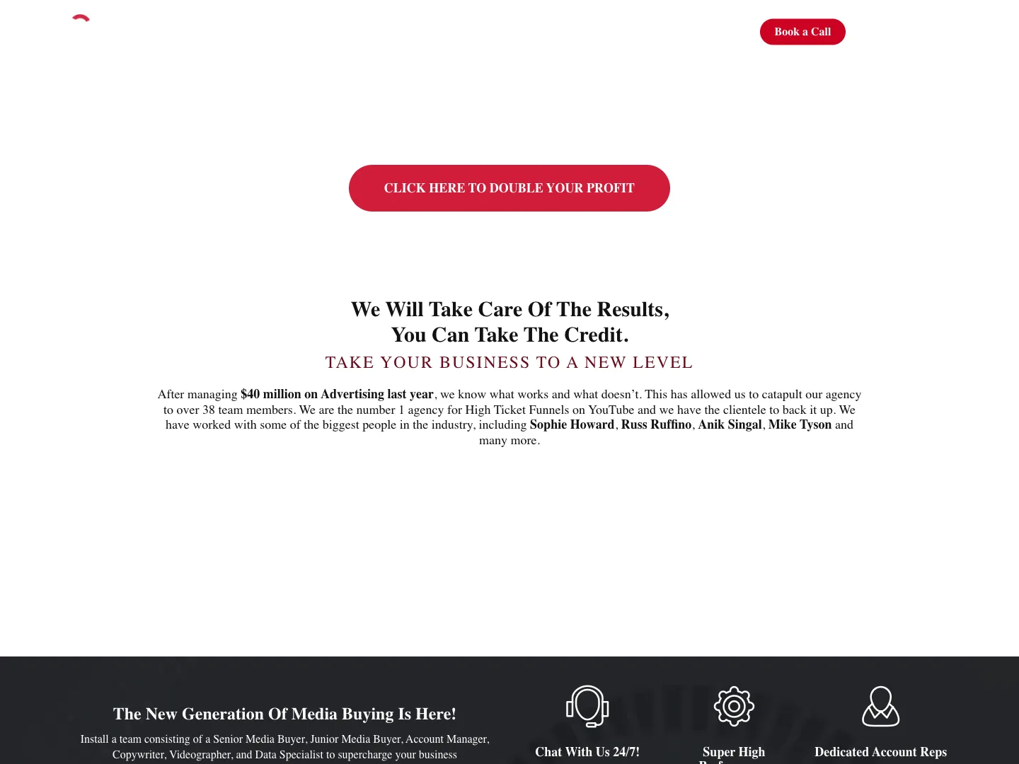 Client Accelerators website