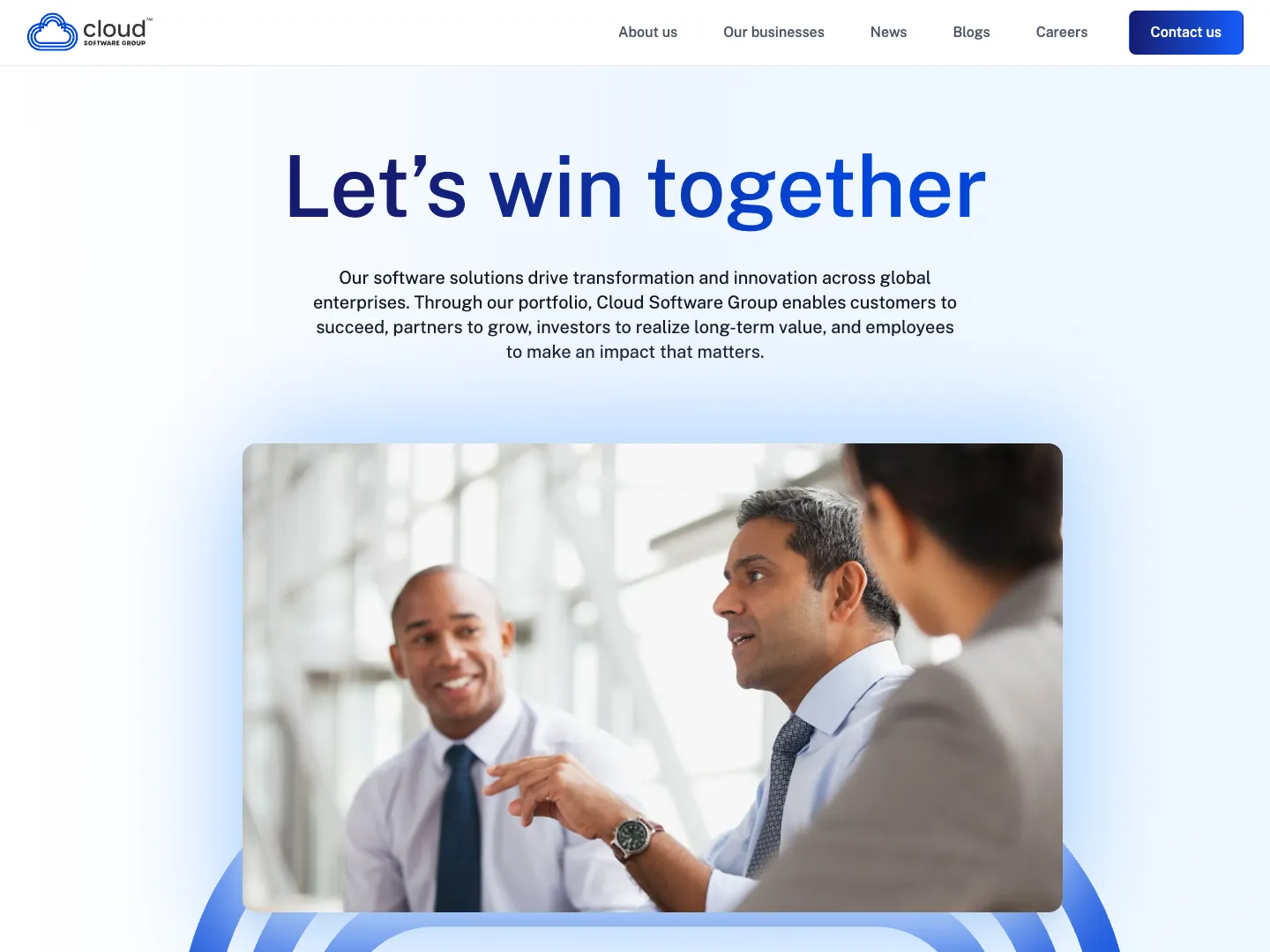 Cloud Software Group website