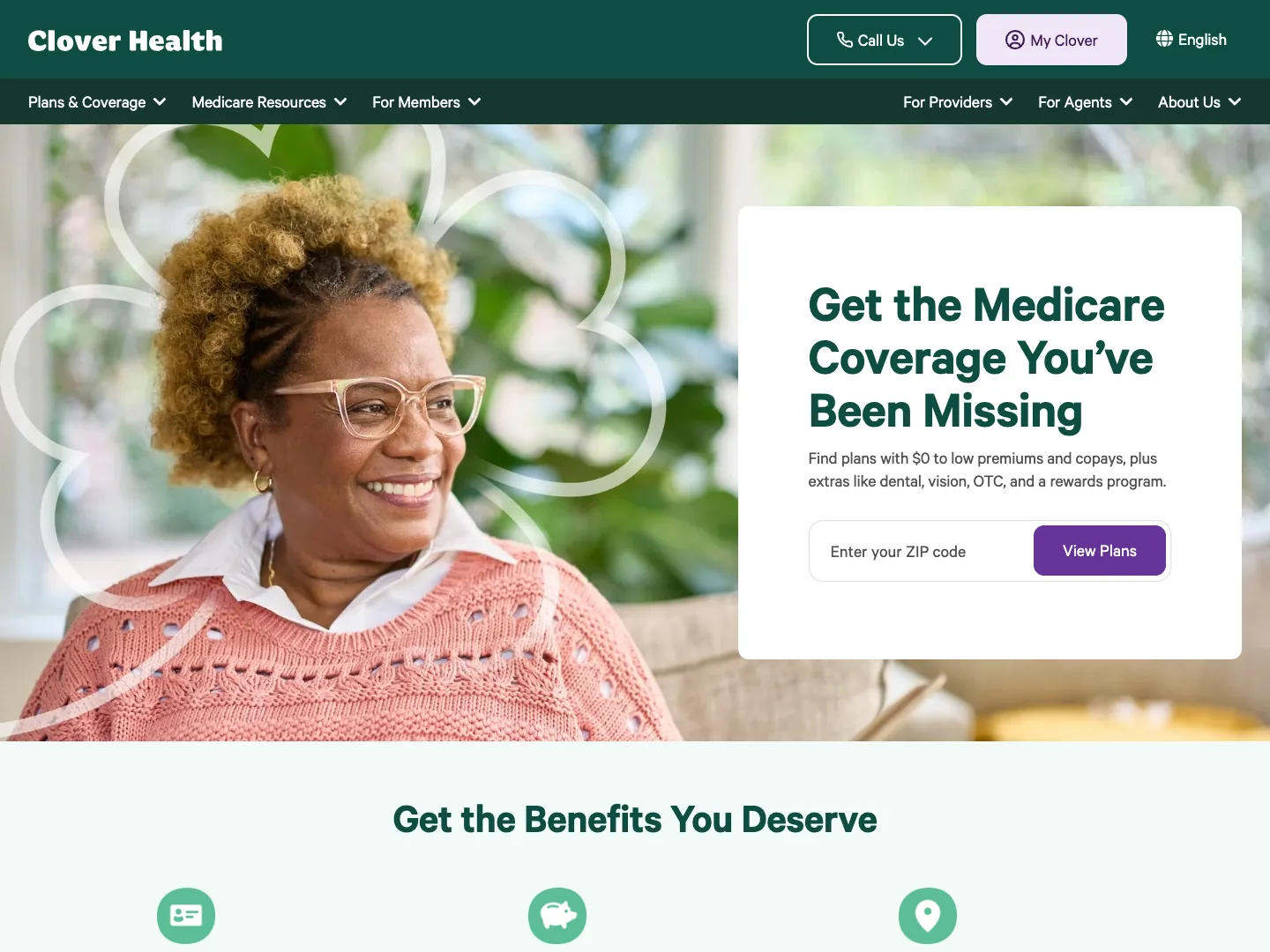 Cloverhealth website