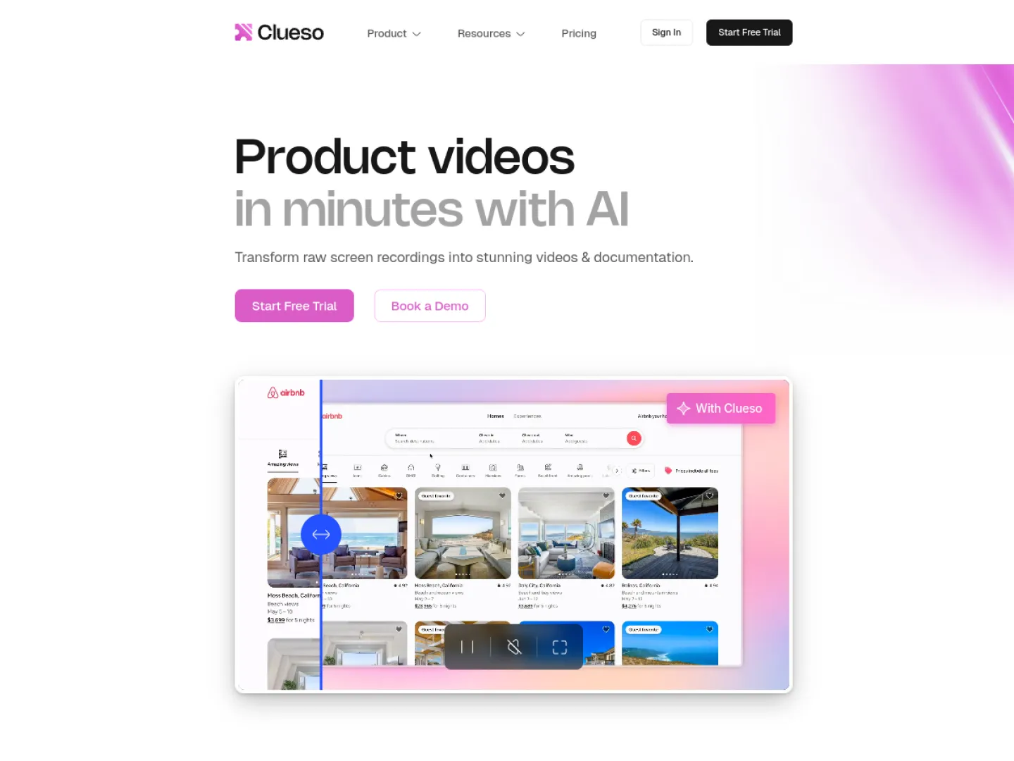 Clueso website