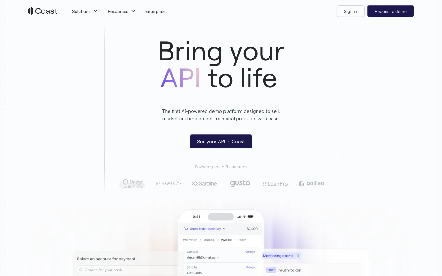 Coast website