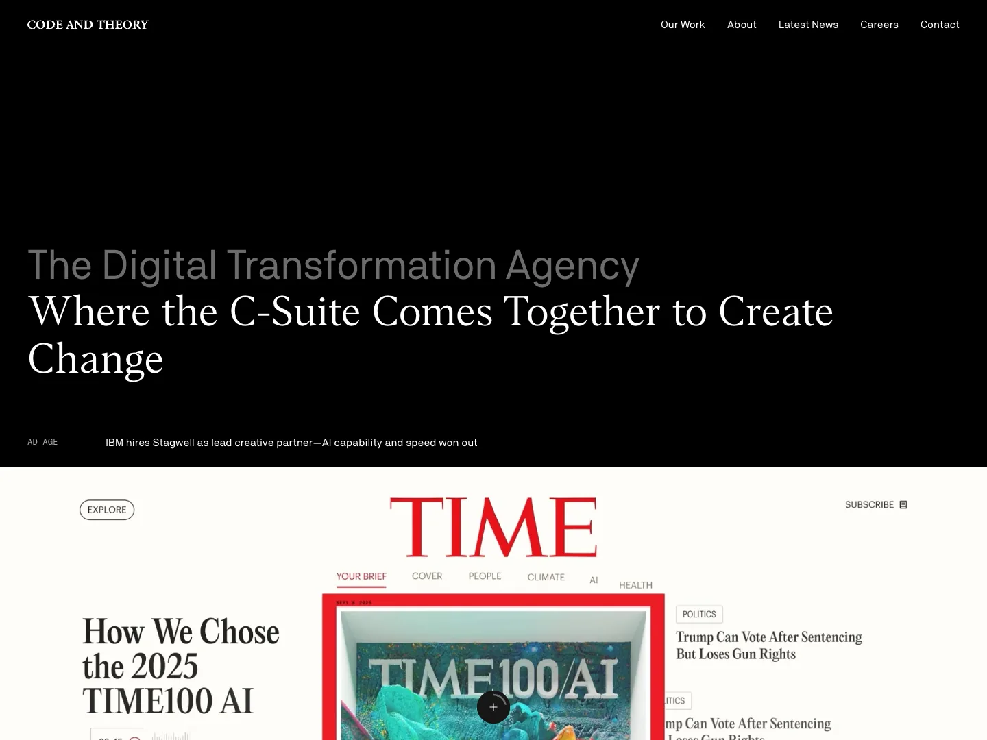 Codeandtheory website