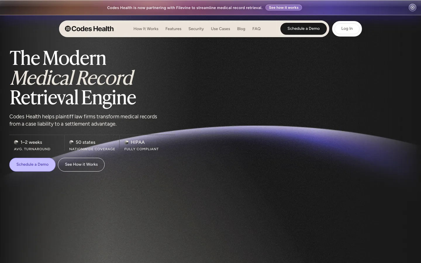 Codes Health website