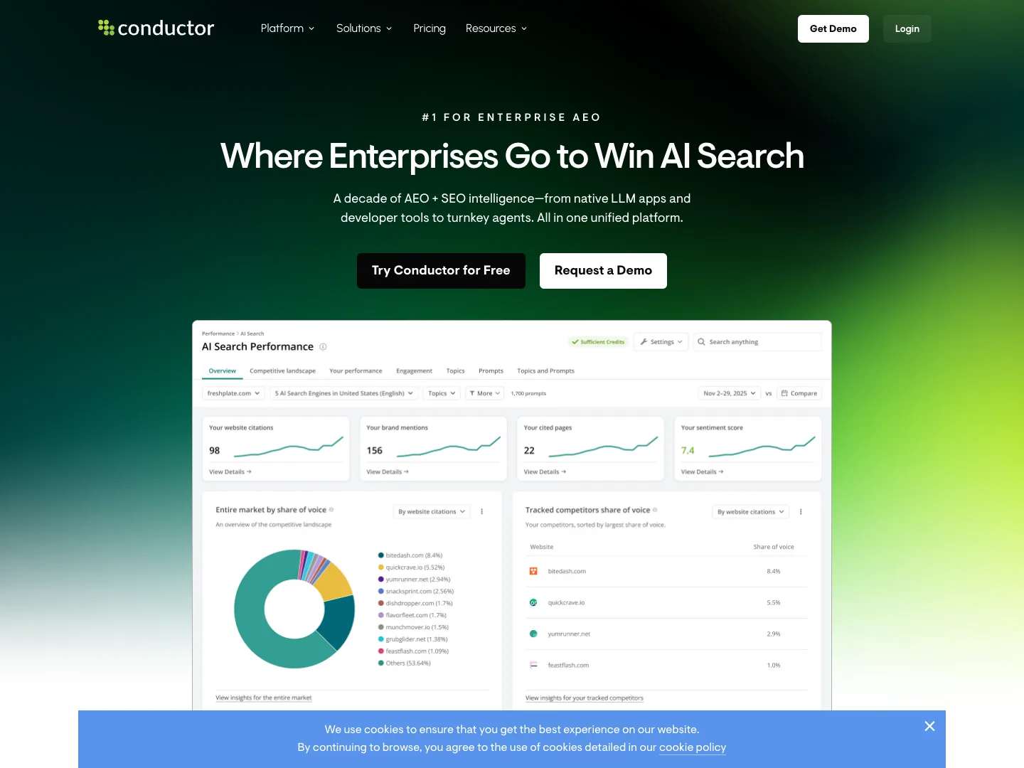 Conductor website