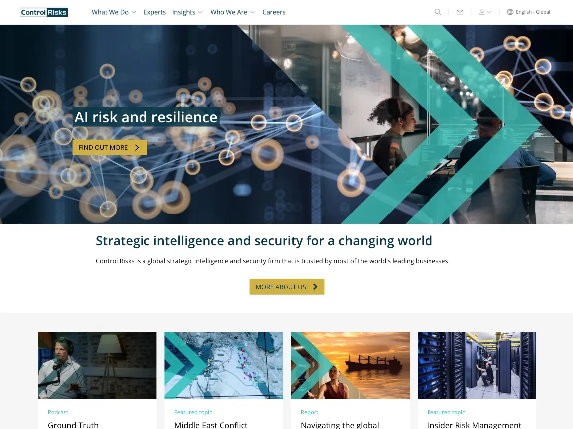 Control Risks website