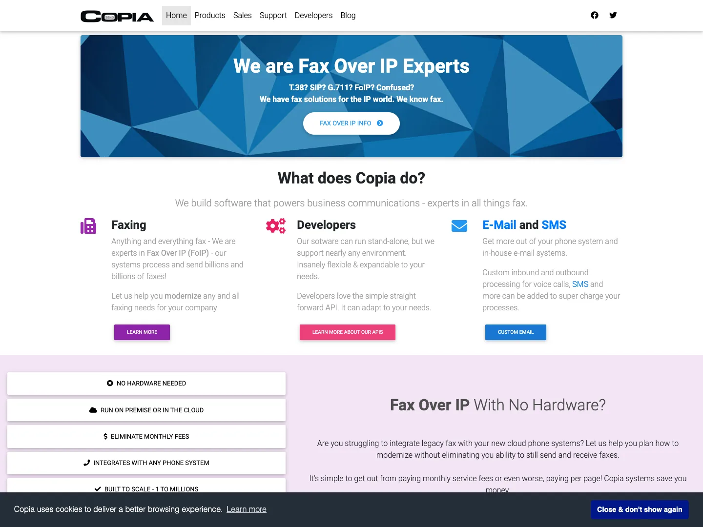Copia website
