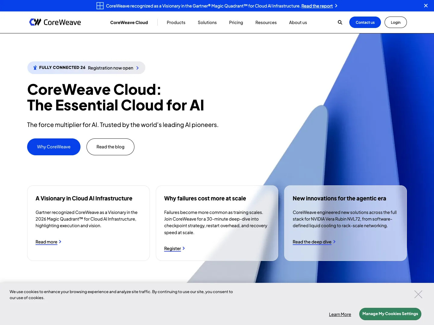Coreweave website
