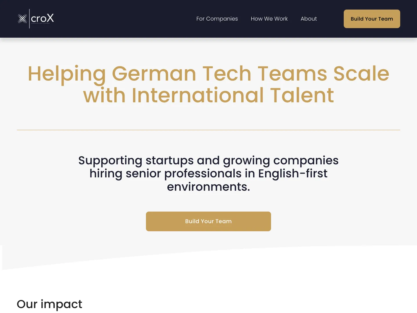 CroX website