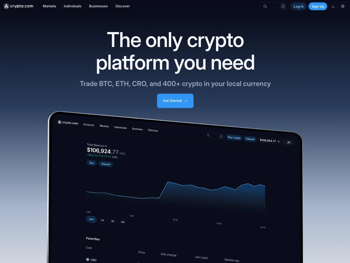 Crypto.com website