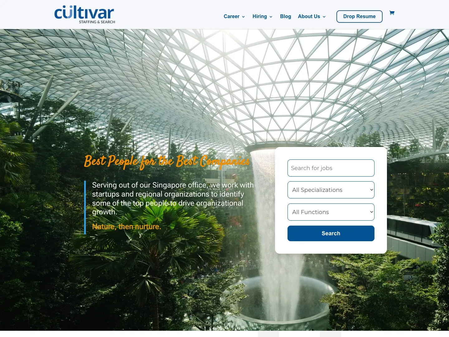 Cultivar Asia Pte Ltd (EA License 19C9782) website